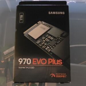 Samsung 970 EVO Plus 1TB NVMe SSD - Black and Orange